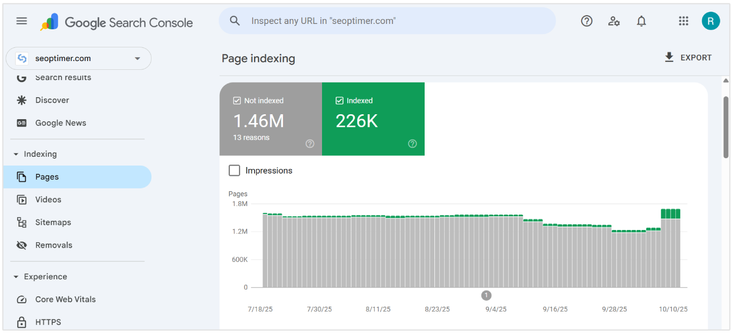 Pengindeksan halaman